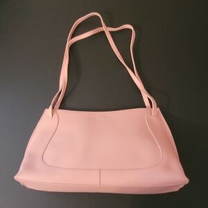 Furla Elegant Light Pink Leather Shoulder Bag With Dust Bag